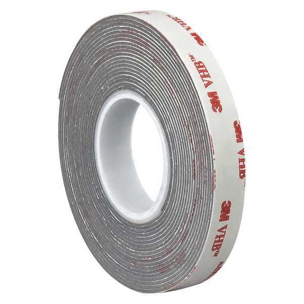 Cinta VHB™ 4941 de 3M, 45.0 mil, 1/2" x 5 yds, gris, 1/Caja - VHB494112R