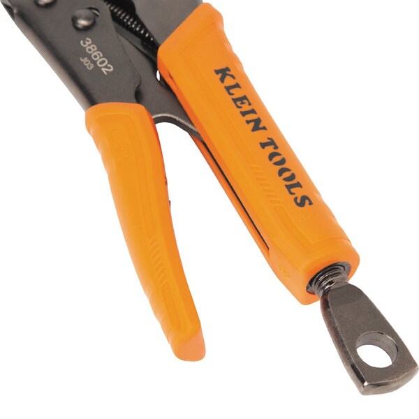 Klein Tools Locking Pliers Set, Curved Jaw 10-Inch, Long Nose 6-Inch, 2-Piece - 38663