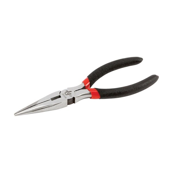 Dendesigns 8 in. Alloy Steel Long Nose Pliers - Black - DE1681637