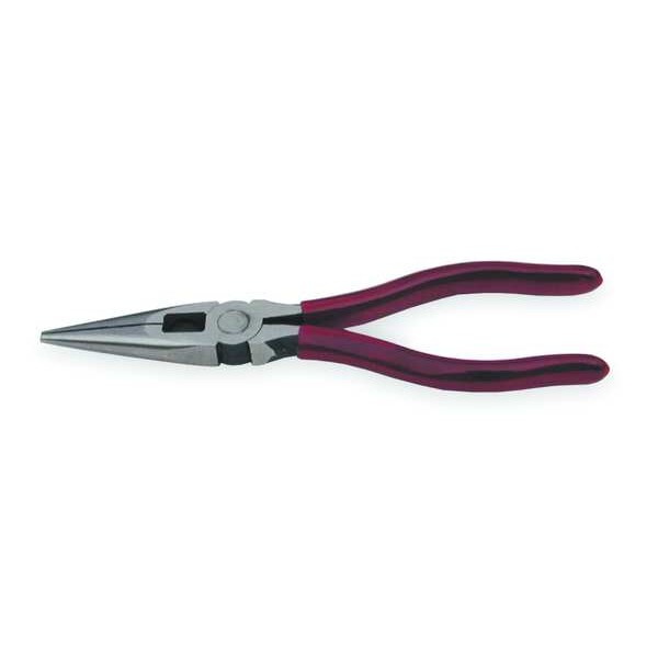 Proto 7 1/2 in Proto Needle Nose Plier, Side Cutter Plastisol Grip Handle - J226-01G