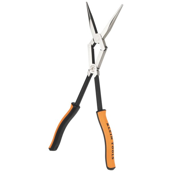 Klein Tools Pliers, Long Reach Needle Nose Pliers, Straight Nose, 13-Inch - 71400