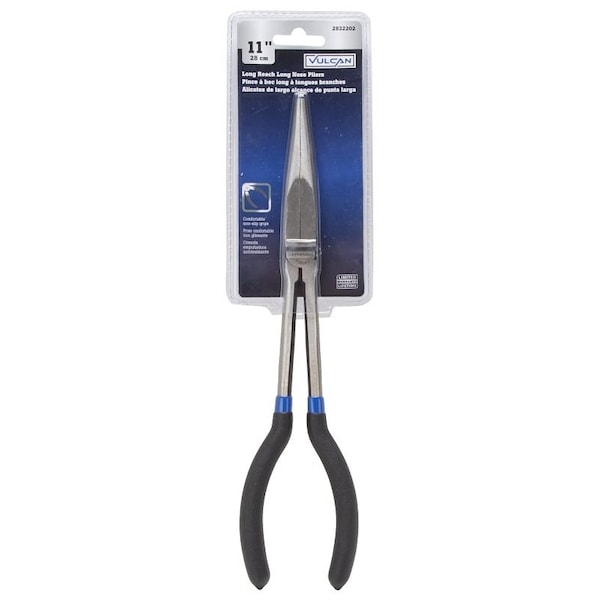 Vulcan Plier, 11 in OAL, 7.8 cm Jaw Opening, Black Handle, 3/4 in W Jaw - JL-PR51100
