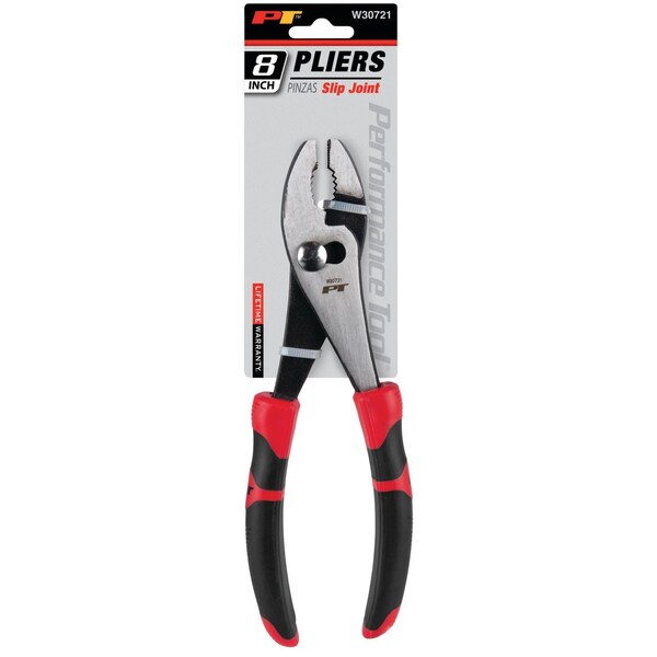 Perform Tool Pliers Slip Joint; 8 In Length; NonReversible; Without Automatic Return; Alloy Steel - W30721