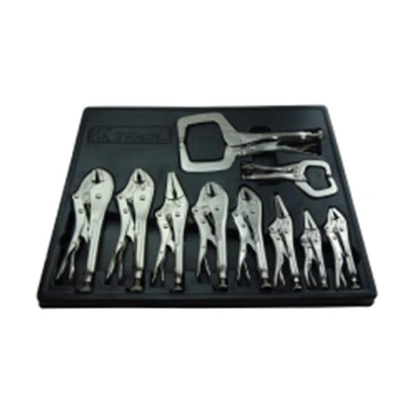 K-Tool International K Tool International  Locking Pliers Set - 10 Piece - KTI58730