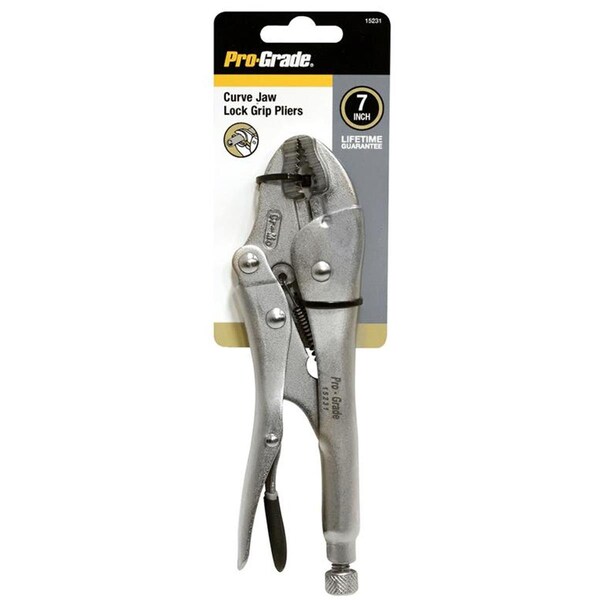 Cromo 7 in. Curve Jaw Lock Grip Pliers - CR3312821