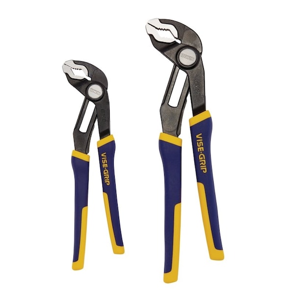 Groovelock Irwin Vise-Grip 8 & 10 in. Alloy Steel Tongue and Groove Pliers Set - 2078709