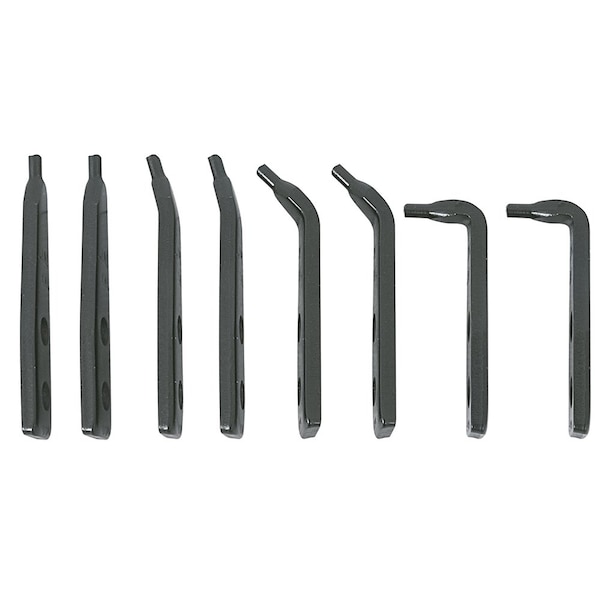 Urrea Set 4 pairs of spare Tips For Plier 361, 0.108 Degree - 361RKA