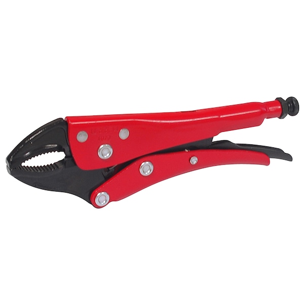 Urrea Curved jaw with wire cutter plier 7-31/64" - 4073