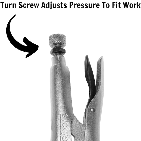 Teng Tools 408 8" Sheet Metal Power Grip Pliers - 408