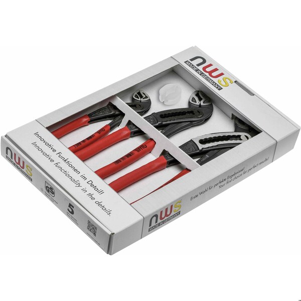 Nws Water Pump Plier Classic Plus 3 Piece set 7 in., 10 in. & 12 in. w/Plastic Jaws - 779