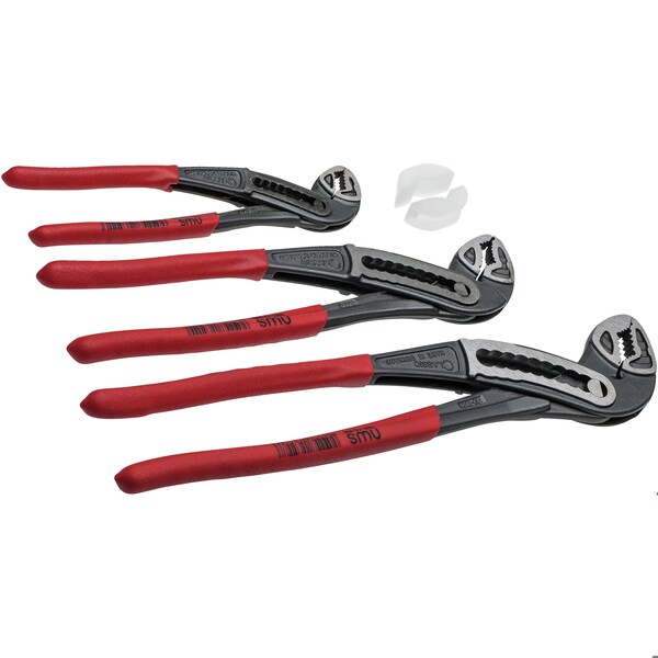 Nws Water Pump Plier Classic Plus 3 Piece set 7 in., 10 in. & 12 in. w/Plastic Jaws - 779