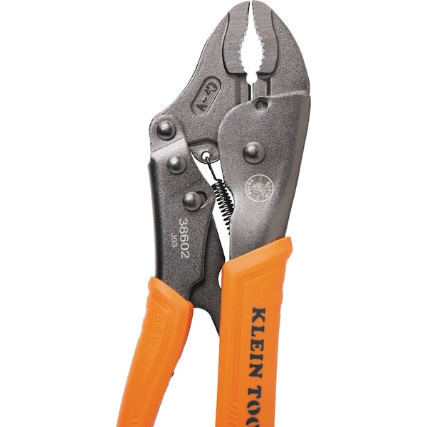 Klein Tools Curved Jaw Locking Pliers Set, 7-inch and 10-inch, 2-Piece - 38660