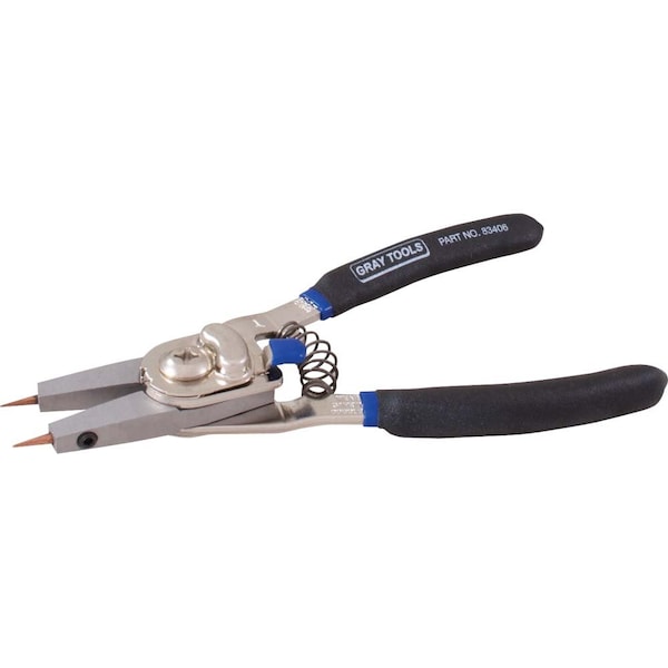 Gray Tools Internal/external Snap Ring Plier, 6" Long, Up To 1" Shaft Diameter - 83406