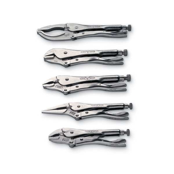 Irwin 7 in Irwin Vise-Grip Hex Key Adjusting Screw Plain Grip Locking Plier - 302L3-7R
