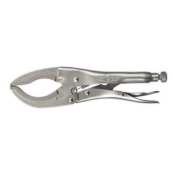 Irwin 7 in Irwin Vise-Grip Hex Key Adjusting Screw Plain Grip Locking Plier - 302L3-7R