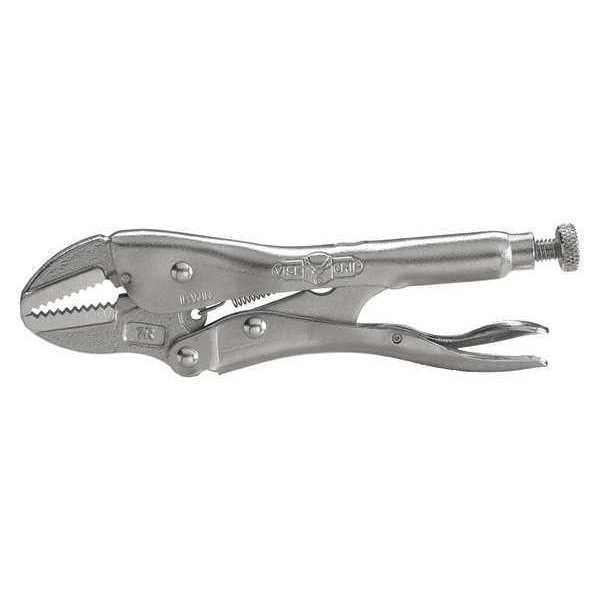 Irwin 7 in Irwin Vise-Grip Hex Key Adjusting Screw Plain Grip Locking Plier - 302L3-7R