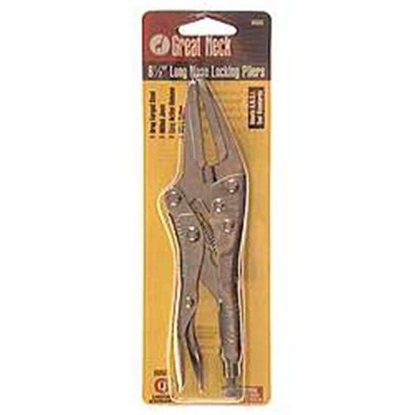 Great Neck Saw Mfg. Great Neck Saw Long Nose Locking Pliers  V65GC - 76812009760