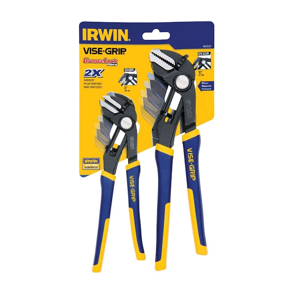 Irwin Irwin Vise-Grip 8 & 10 in. Alloy Steel Tongue and Groove Pliers Set - 1802532