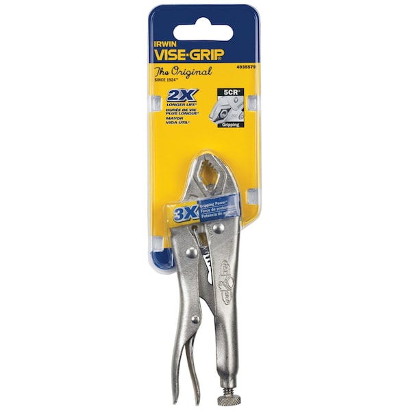 Irwin Irwin The Original 5 in. Alloy Steel Curved Jaw Locking Pliers - 4935579