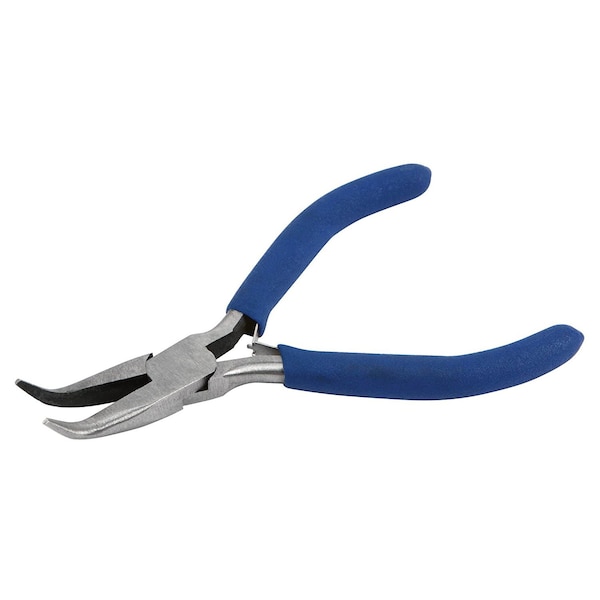 Performance Tool Performance Tool Mechanics Products 4-1/2 in. Carbon Steel Mini Bent Nose Pliers - 20200