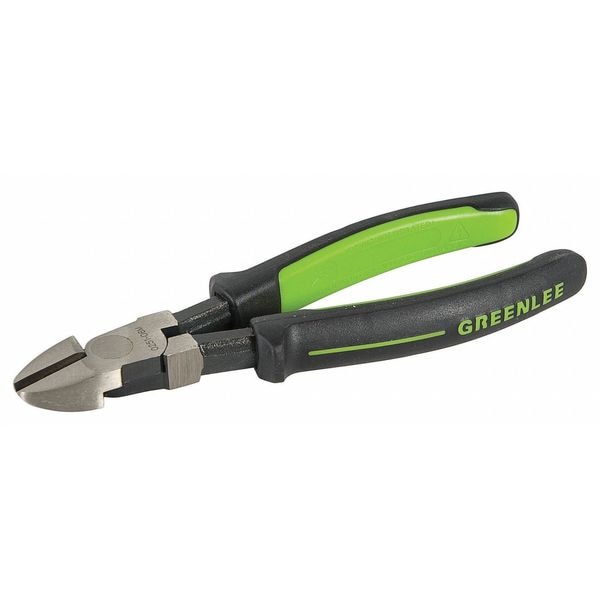 Greenlee 6 1/8 in High Leverage Diagonal Cutting Plier Flush Cut Oval Nose Uninsulated - 0251-06M