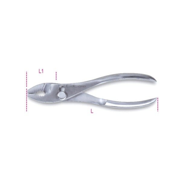 Beta 1153INOX Stainless Steel, 2-Position Adjustable Pliers - 011530315