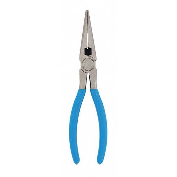 Channellock 8 in Long Nose Plier with Side Cutters 2 1/4 In Jaw Opening Comfort Grip Handle - 317