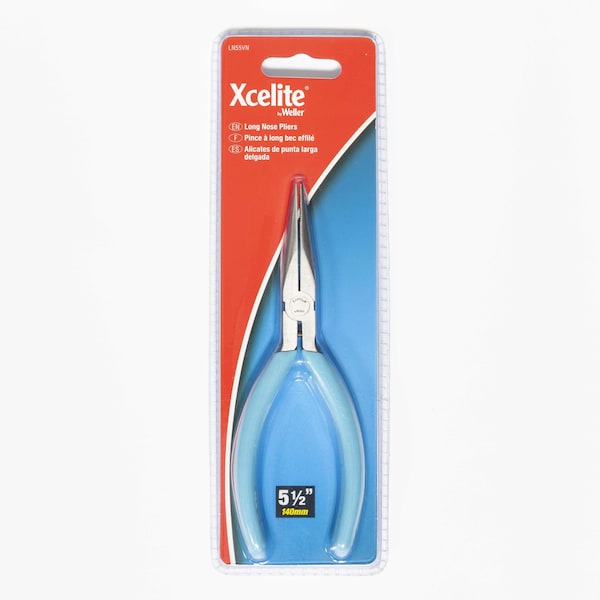 Xcelite 5 1/2 in Weller(R) Xcelite(R) Long Nose Plier Ergonomic Handle - LN55VN