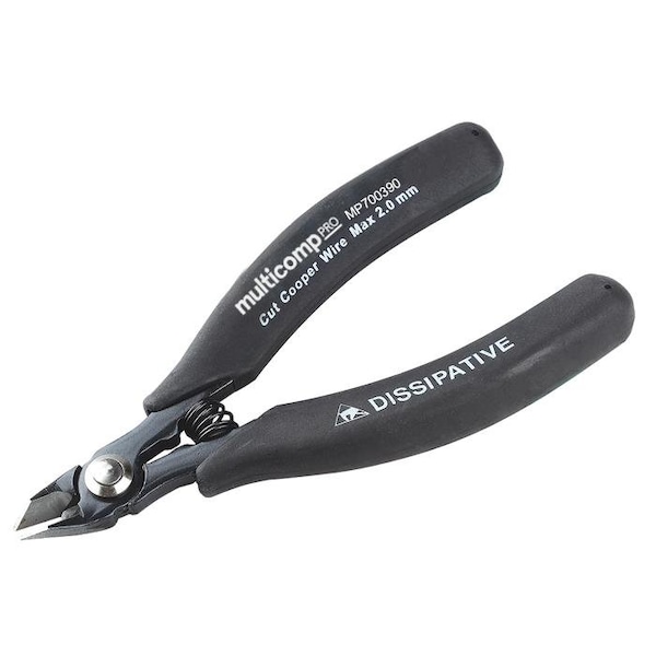 Multicomp Pro Cutter, Micro, 125 mm, Flush, 2 mm, 50 °, Cutters and Pliers - MP700390