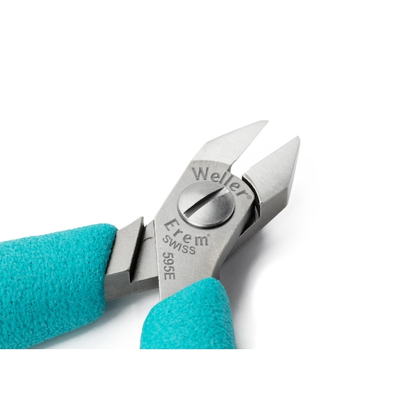 Erem 4 1/2 in 500 Diagonal Cutting Plier Flush Cut Pointed Nose Insulated - 595E