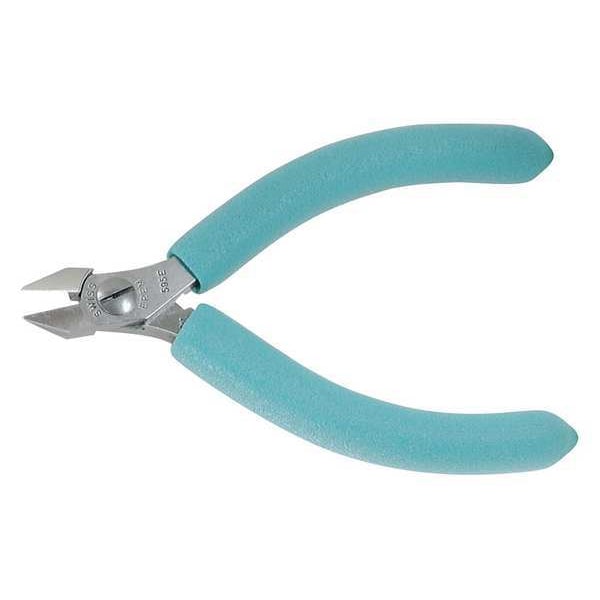 Erem 4 1/2 in 500 Diagonal Cutting Plier Flush Cut Pointed Nose Insulated - 595E
