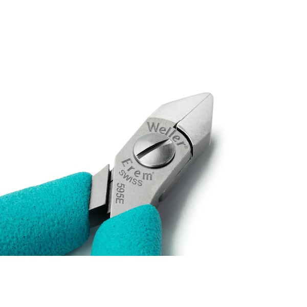 Erem 4 1/2 in 500 Diagonal Cutting Plier Flush Cut Pointed Nose Insulated - 595E