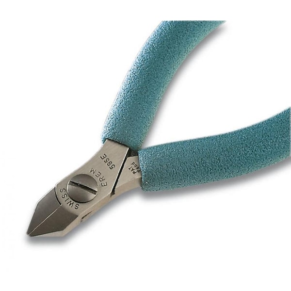 Erem 4 1/2 in 500 Diagonal Cutting Plier Flush Cut Pointed Nose Insulated - 595E