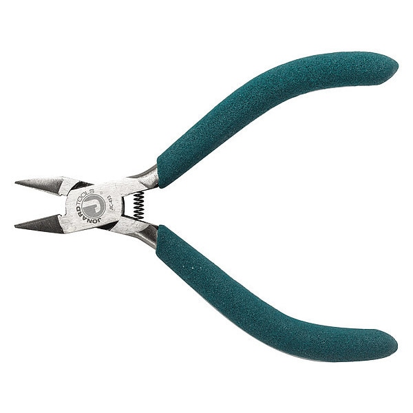 Jonard Tools 4 1/2 in Diagonal Cutting Plier Semiflush Cut Oval Nose Uninsulated - JIC-453