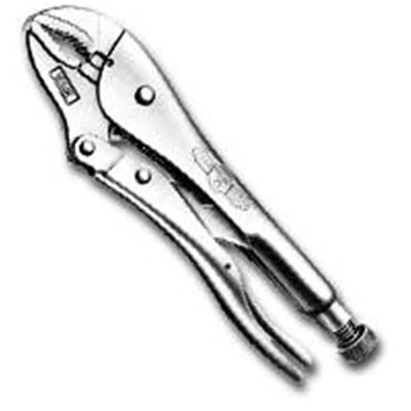 Totalturf 5 Inch Curved Jaw Locking Pliers with Wire Cutter - TO993852