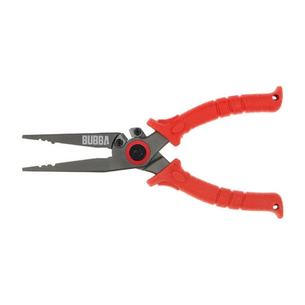 Mazza Bubba Blade  8.5 in. Stainless Steel Fishing Pliers, Red - 4020106
