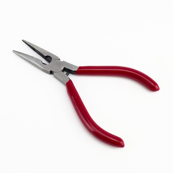Excel Blades Needle Nose Pliers with Side Cutter, 5" Spring Loaded Pliers, 6pk - 55580