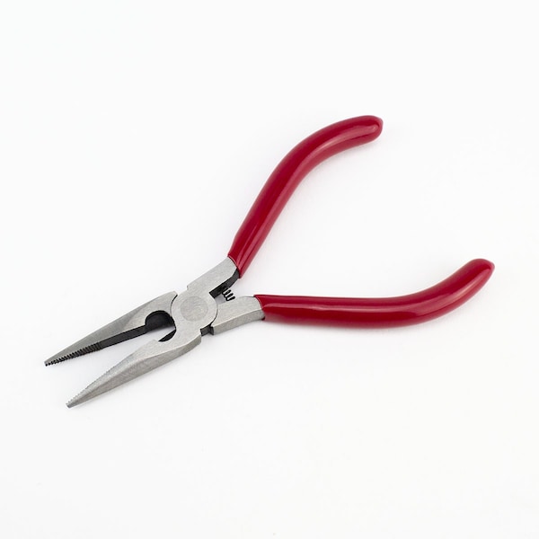 Excel Blades Needle Nose Pliers with Side Cutter, 5" Spring Loaded Pliers, 6pk - 55580
