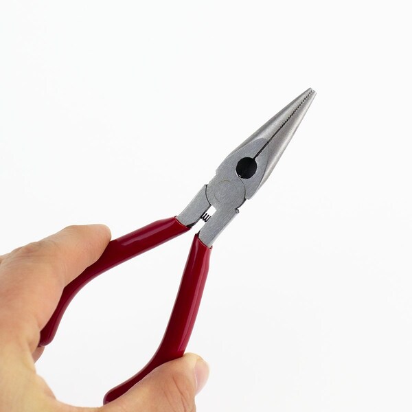 Excel Blades Needle Nose Pliers with Side Cutter, 5" Spring Loaded Pliers, 6pk - 55580