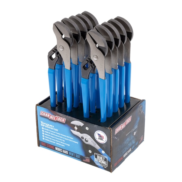 Channellock Channellock 12 in. Steel Tongue and Groove Pliers - 440