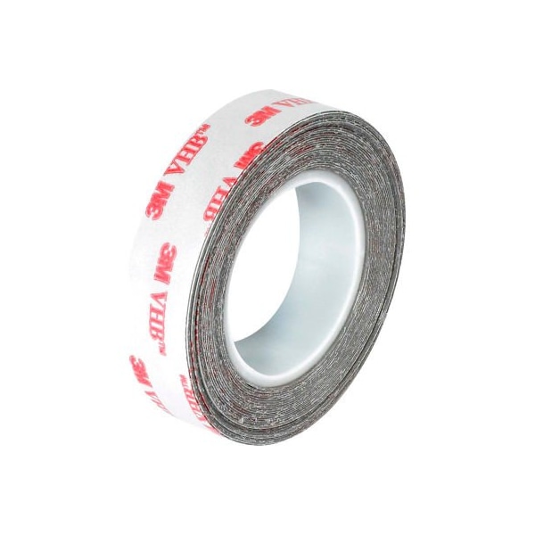 Cinta de espuma acrílica de doble cara 3M„¢ VHB„¢ 4932 1/2" x 5 yardas. 25 Mil Blanco - VHB493212R