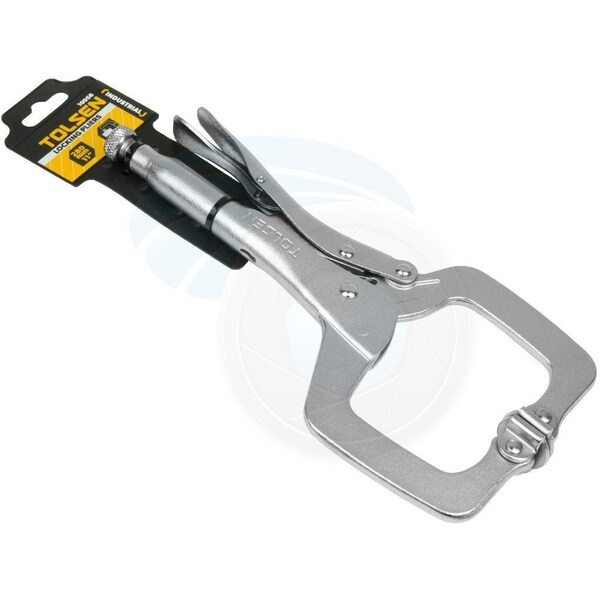 Tolsen 11-inch 280mm C-Clamp Locking Vise Grips Pliers - 10056
