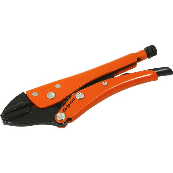 Grip-On 7 Locking Pliers, 178 Jaw Opening, Straight Jaws - 112-07