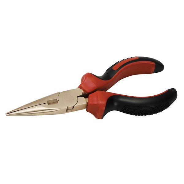 Cs Unitec Non Sparking Plier, Long Nose, 150mm (6in), Aluminum Bronze - EX611-6A