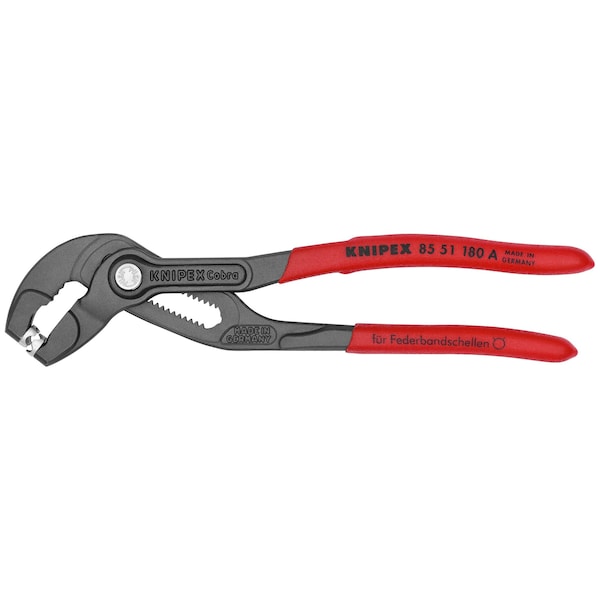 Knipex Spring Hose Clamp Pliers, 7 1/4" Spring - 85 51 180 A SBA