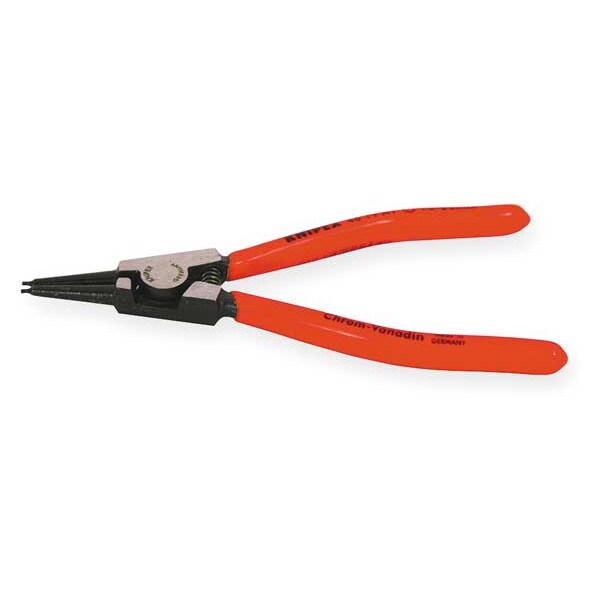 Knipex Retaining Ring Pliers, 0.046 In Tip, 0 Deg - 46 11 A1 SBA