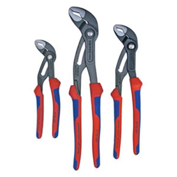 Knipex 3 Piece Pliers Wrench Set With Handle - KNT-9K008005US