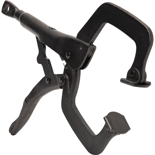 Klein Tools C-Clamp Locking Pliers with Swivel Jaws Set, 6- and 11-inch, 2-Piece - 38662