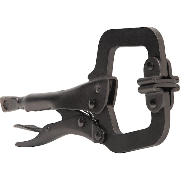 Klein Tools C-Clamp Locking Pliers with Swivel Jaws Set, 6- and 11-inch, 2-Piece - 38662