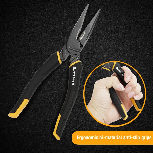 Prime-Line 8 in. Long Nose Pliers Single Pack - DT66002